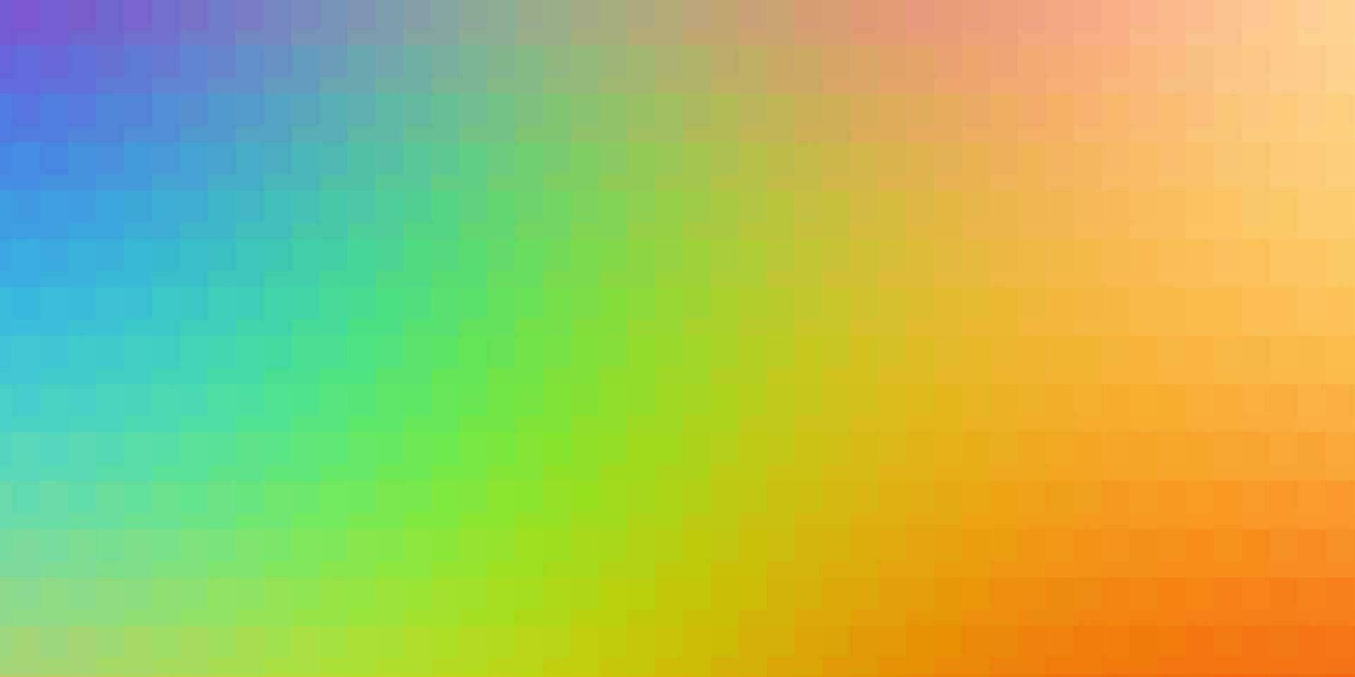 Light Multicolor vector backdrop with rectangles.