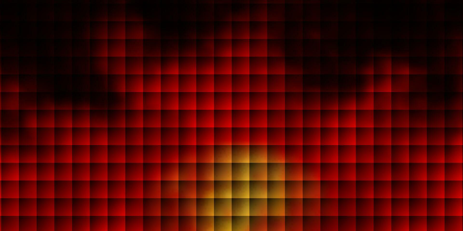 Dark Orange vector pattern in square style.
