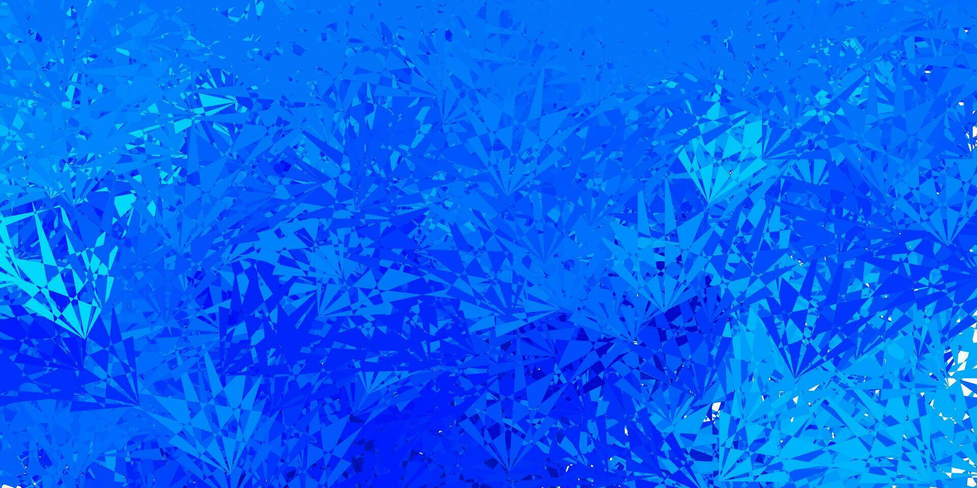 Dark blue vector pattern with polygonal shapes.