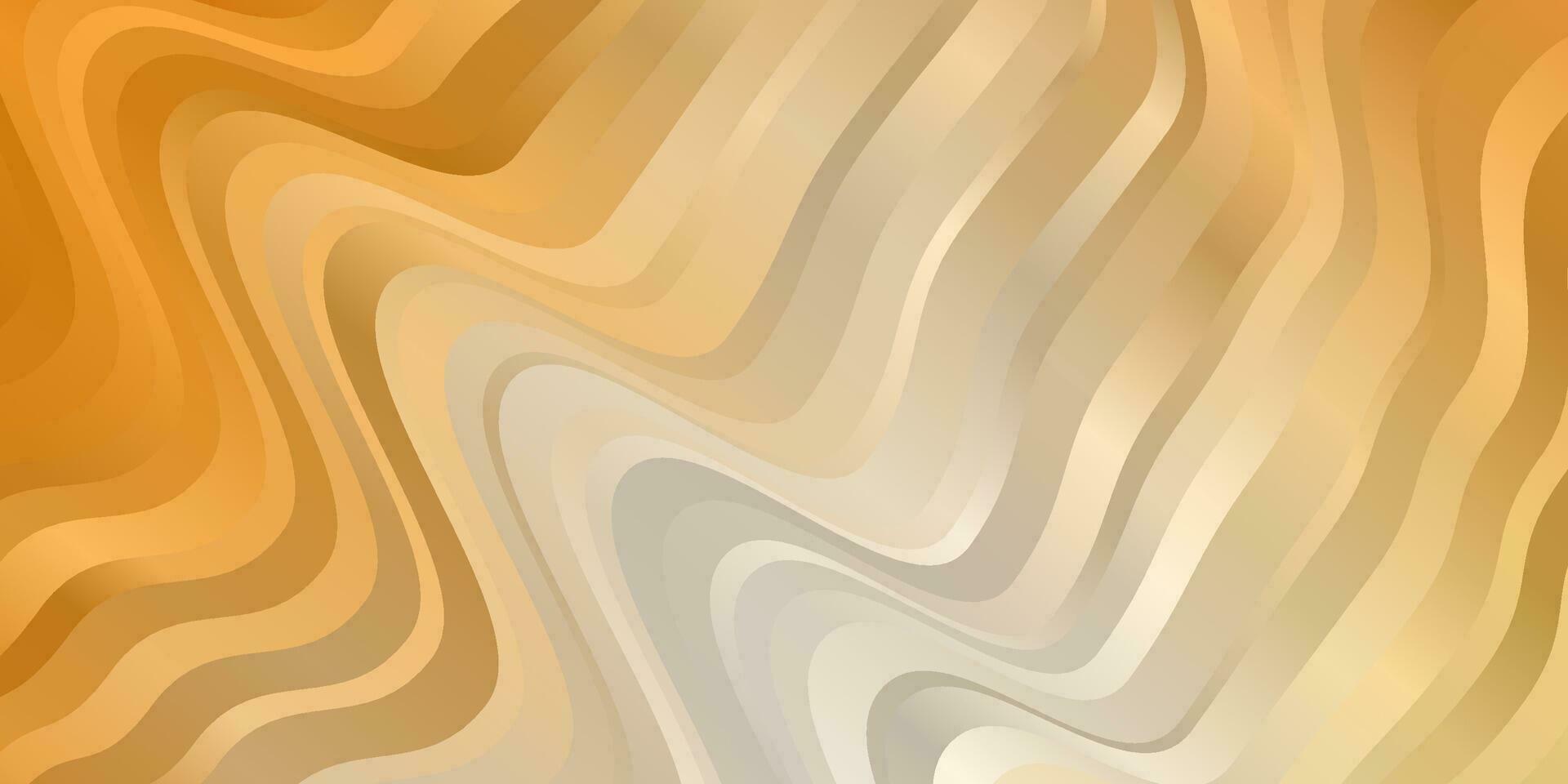 Light Orange vector template with wry lines.