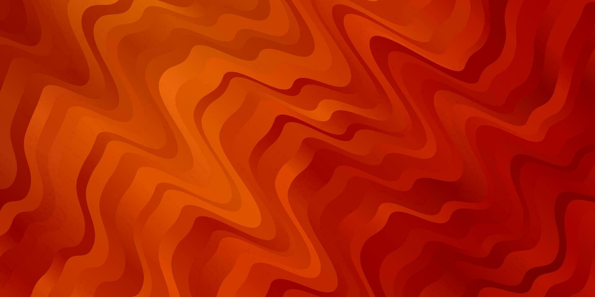 Light Orange vector background with wry lines.