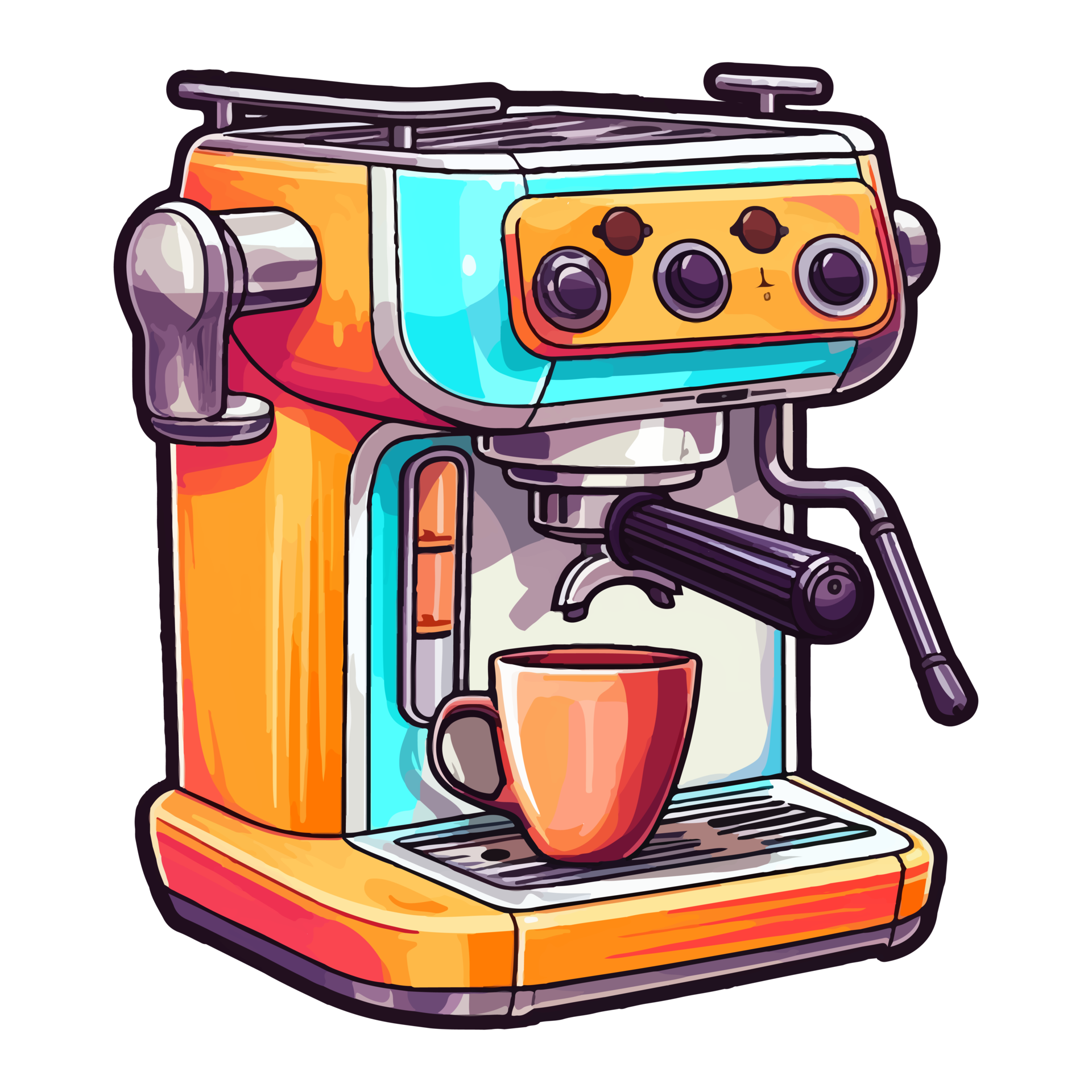 https://static.vecteezy.com/system/resources/previews/026/158/850/original/colorful-espresso-machine-logo-coffee-machine-art-sticker-pastel-cute-colors-illustration-of-coffee-maker-colorful-simple-cartoon-style-generative-ai-png.png