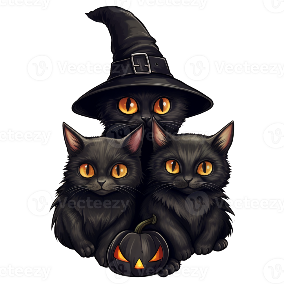 Bruxa De Halloween E Desenho Animado De Gato PNG , Dia Das Bruxas