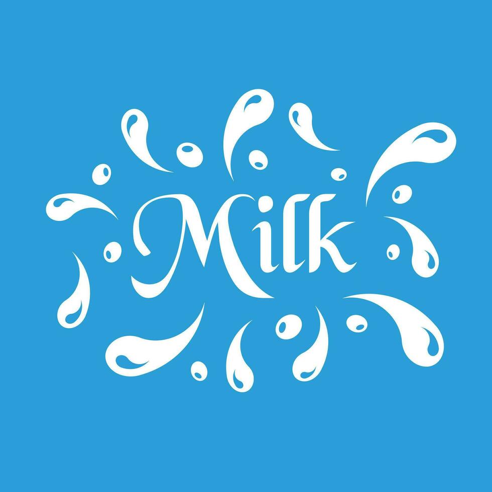 Milk splash spray vector icon in flat style. Milk drink illustration background. Milky wave concept.