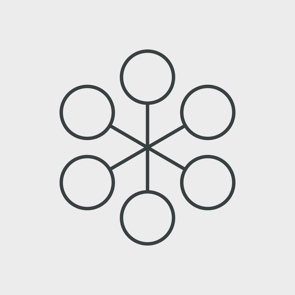 Structure simple flat icon. Vector illustration on white background.