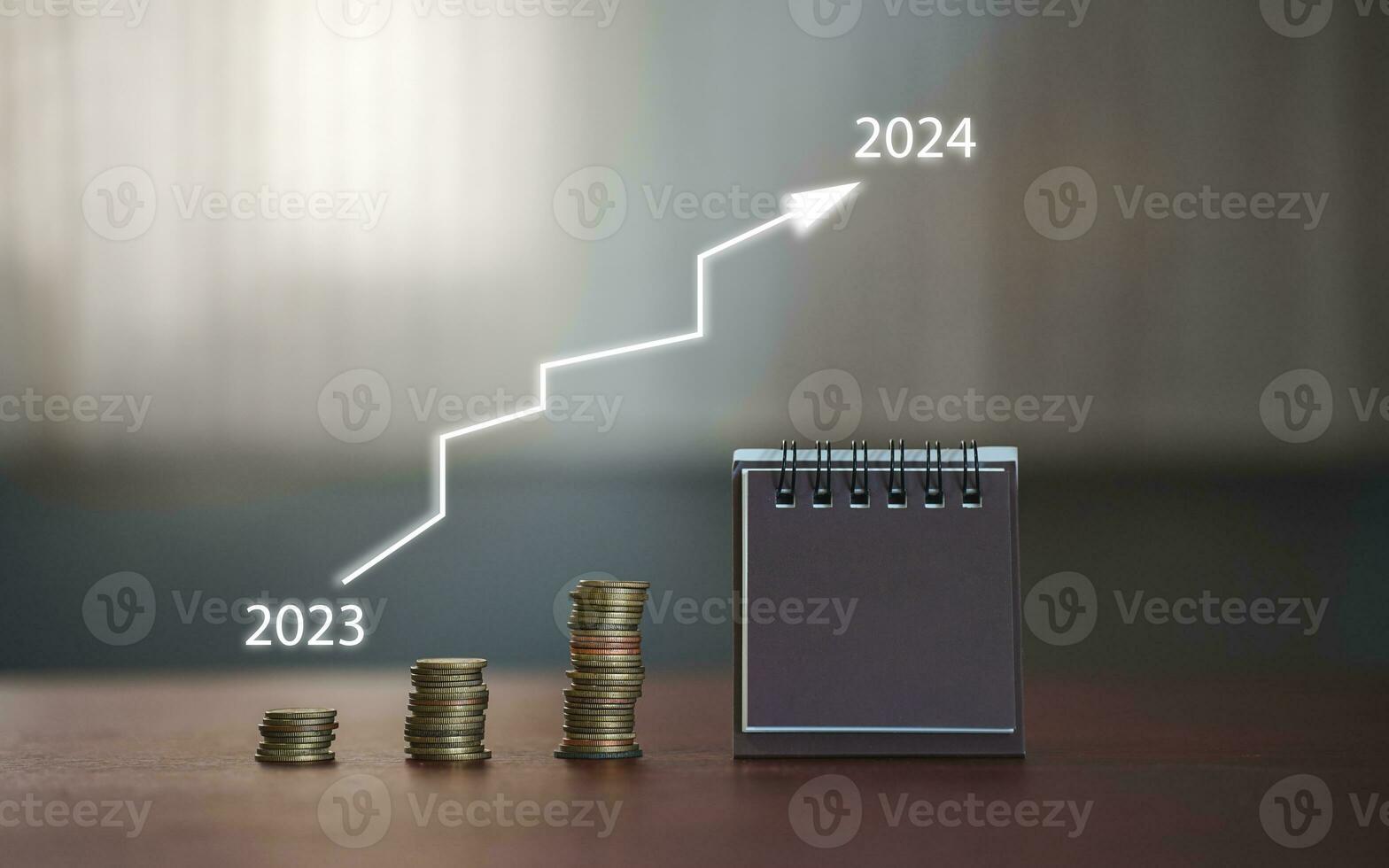 Business man holding holographic graphs and stock market statistics gain profits. Concept of growth planning and business strategy. Corporate strategy for finance, operations, sales, marketing. photo