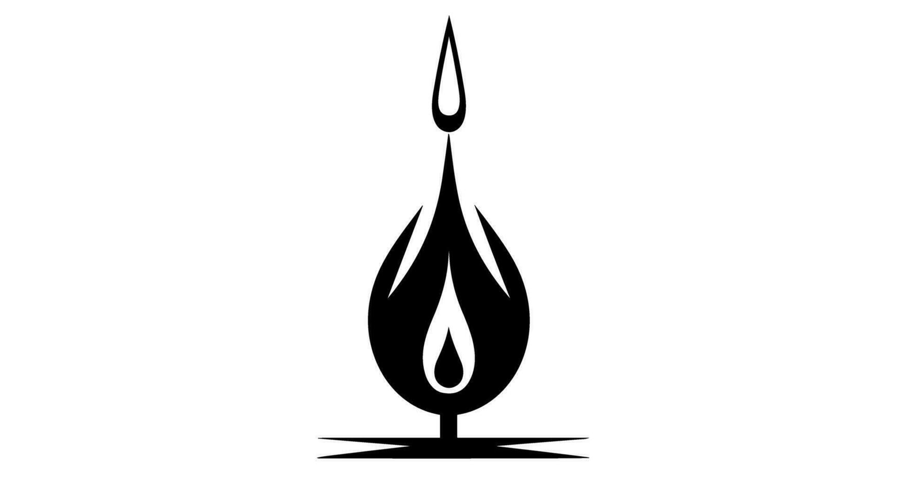 Illuminating Symbolism Exploring the Meaning Behind the Candle Logo vector