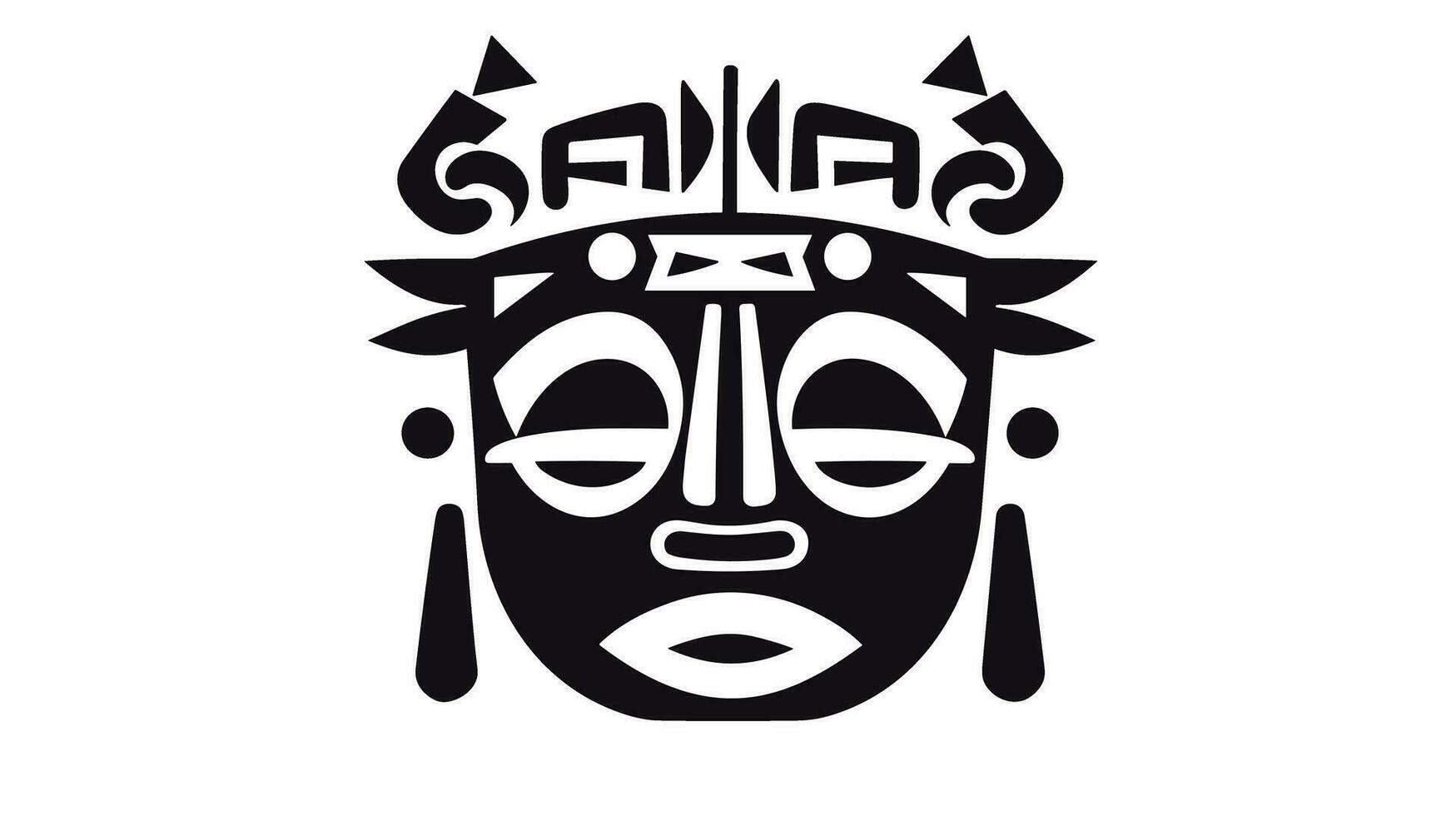 cautivador indio guerra máscara explorador el Rico patrimonio y intrincado diseños de esta icónico batalla artefacto vector