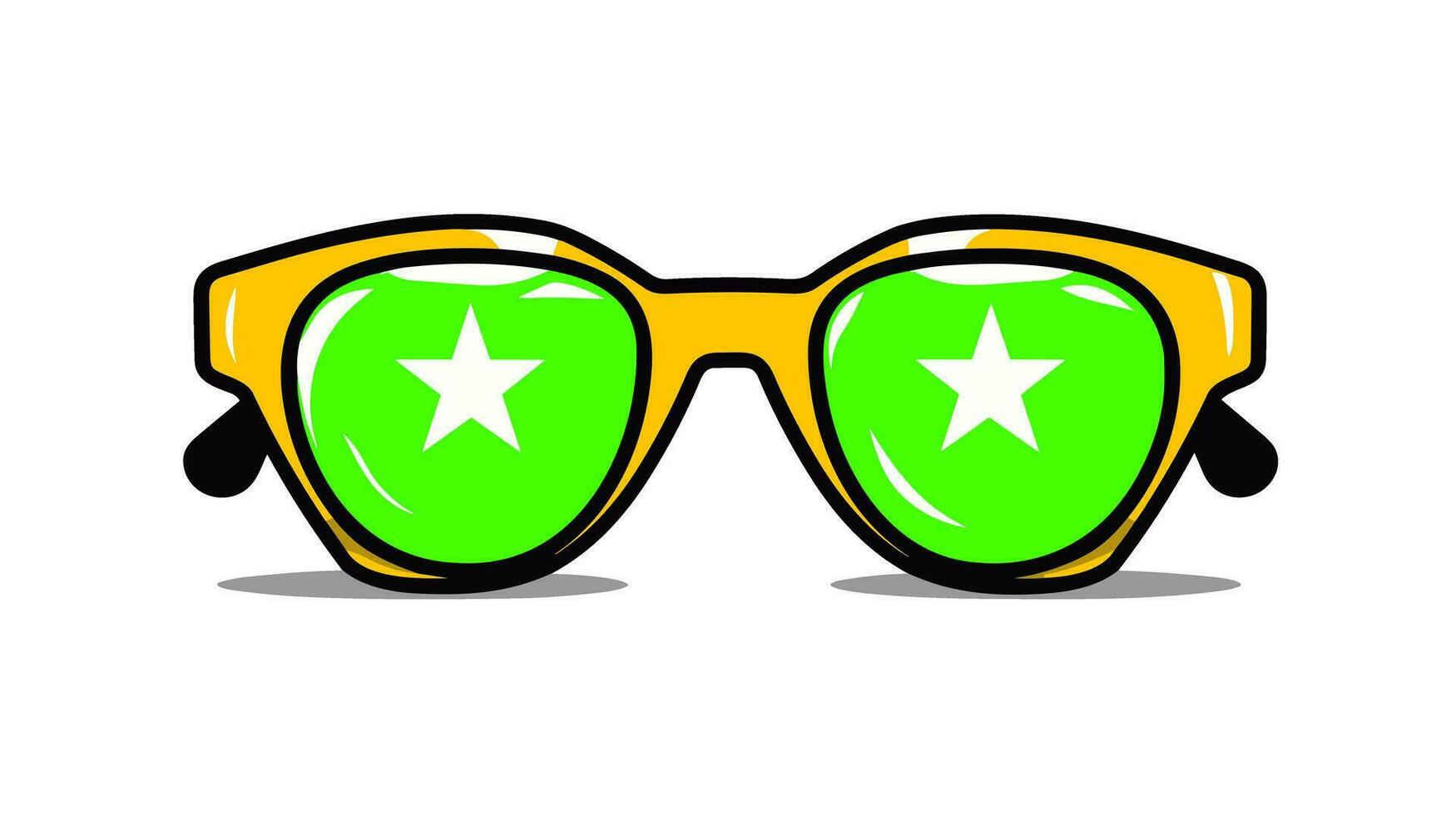 Shades of Style Exploring the Cool Vibes of the Sunglasses Logo vector