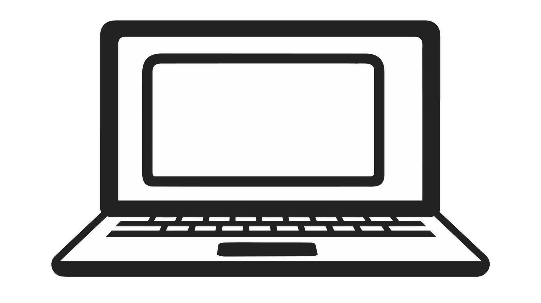 Empowering Productivity Discover the Symbolism Behind the Laptop Icon vector