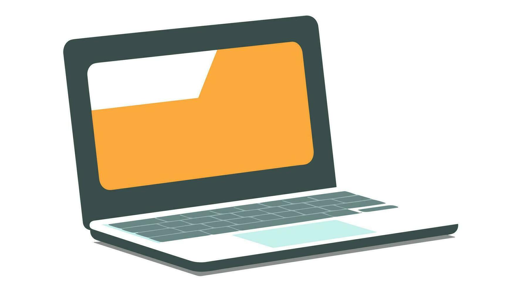 Empowering Productivity Discover the Symbolism Behind the Laptop Icon vector
