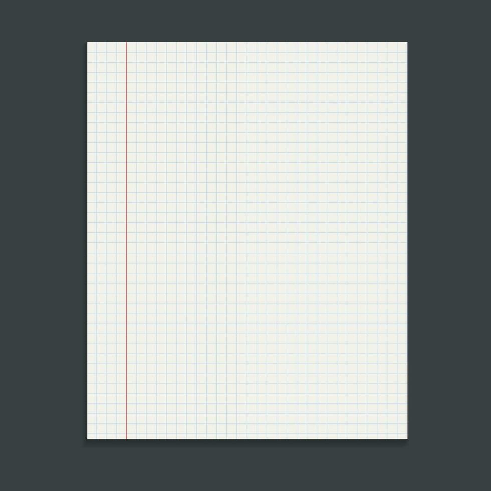 Realistic template notepad with spiral. Blank cover design. School business diary. Office stationery notebook on black background vector