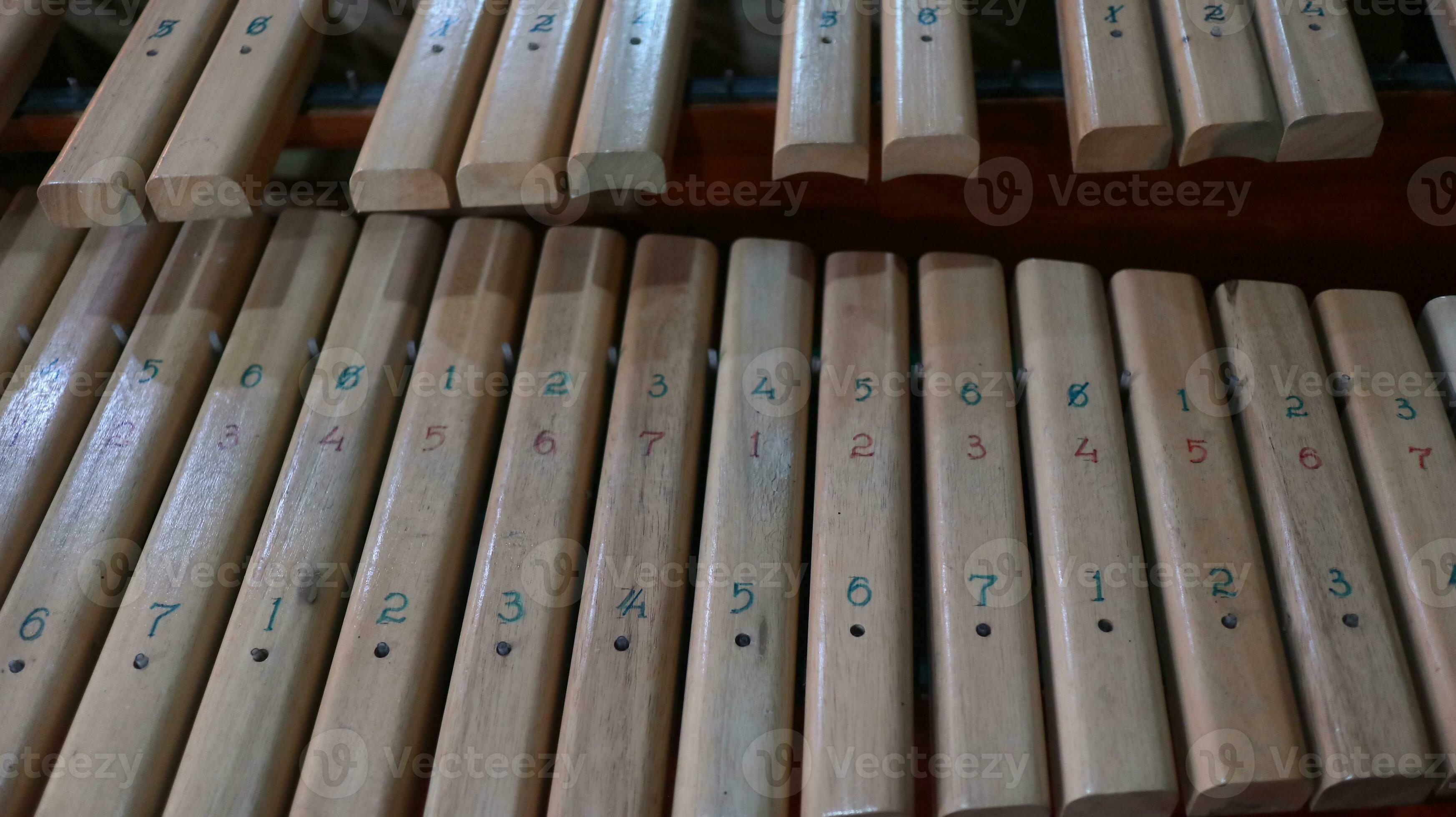 Kolintang or kulintang is a musical instrument 26162635 Stock Photo at