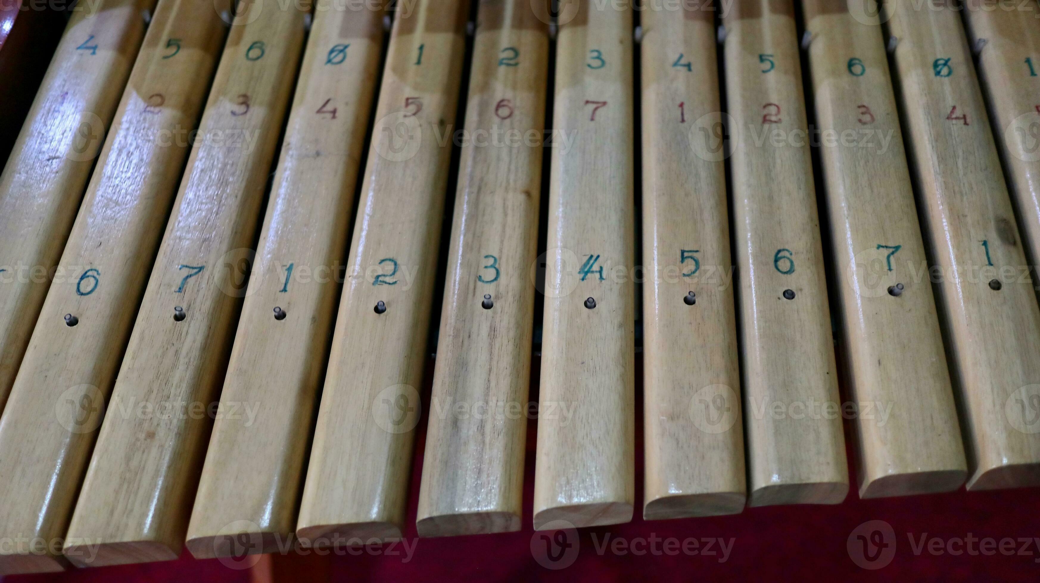 Kolintang or kulintang is a musical instrument 26162637 Stock Photo at