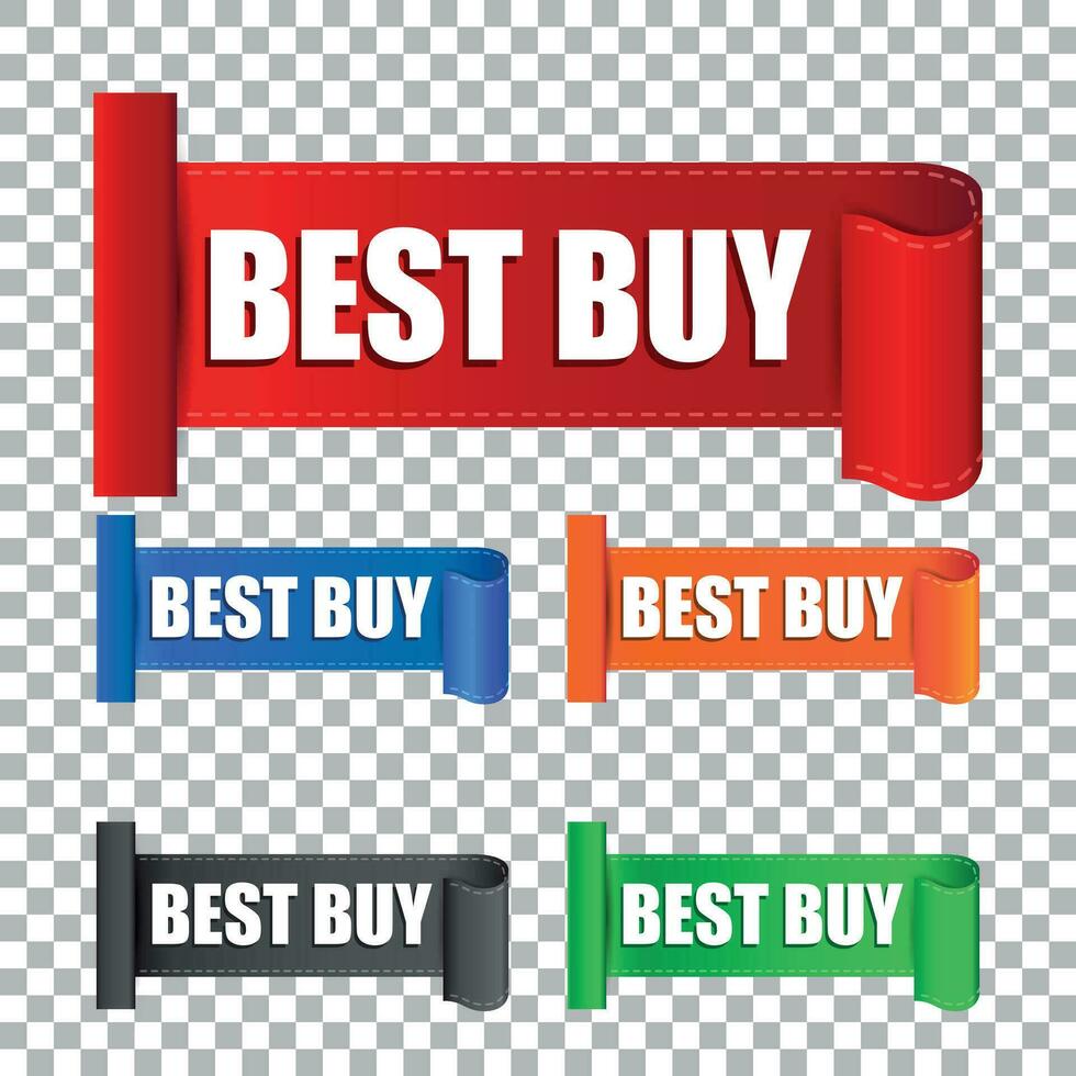 Best buy sticker. Label vector illustration on isolated background