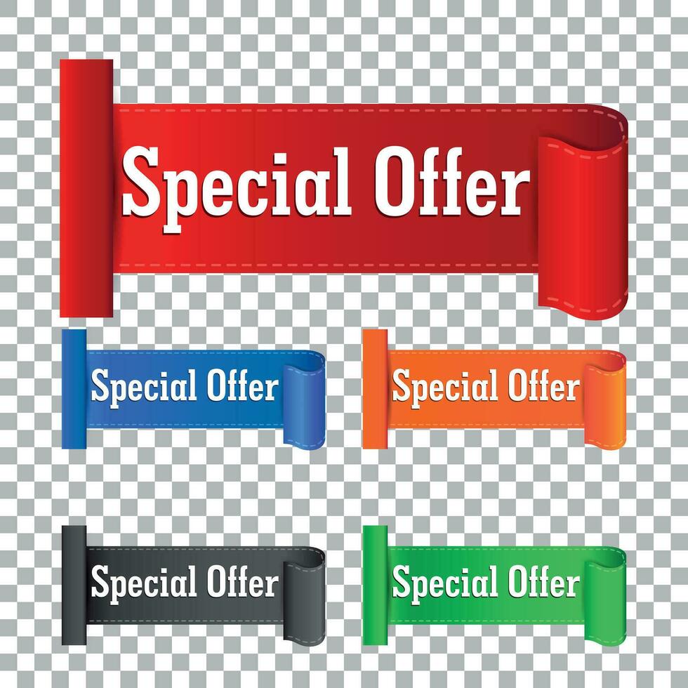 Special offer sticker. Label vector illustration on isolated background