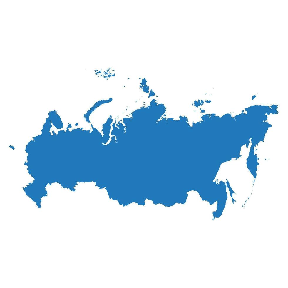 alto detallado vector mapa - Rusia