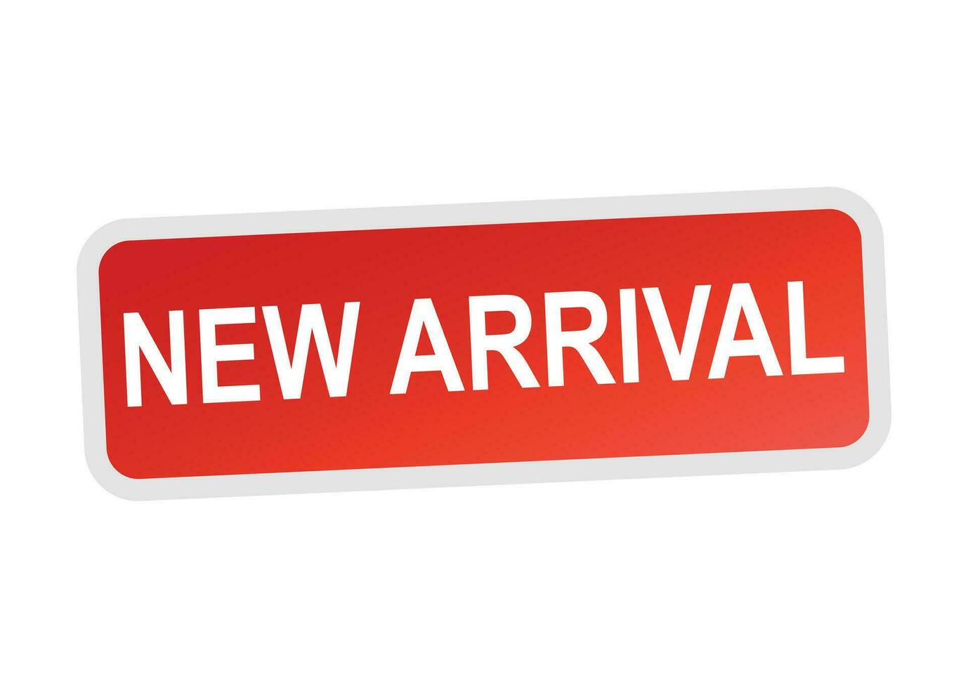 New arrival. Flat vector illustration