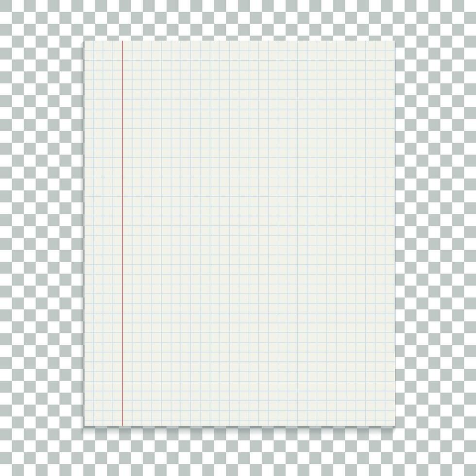Realistic paper note on isolated background vector