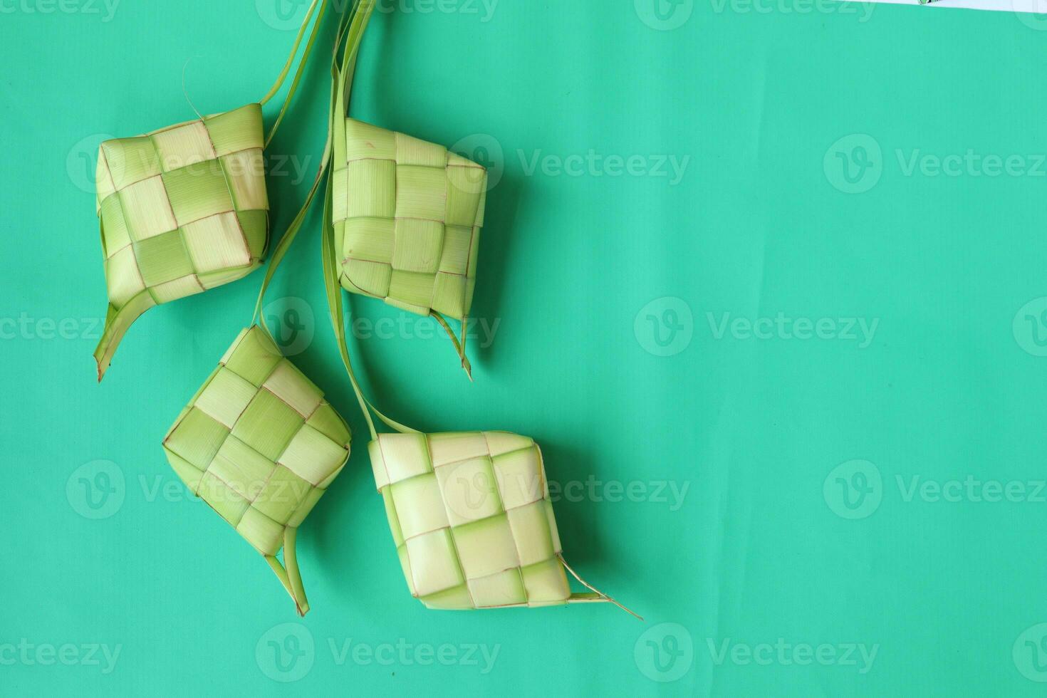 Ketupat or rice dumpling photo