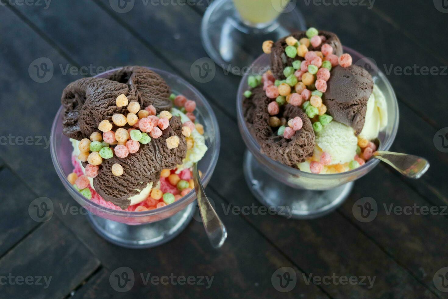 Mixed ice cream photo