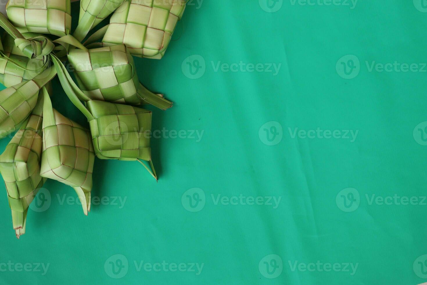 Ketupat or rice dumpling photo