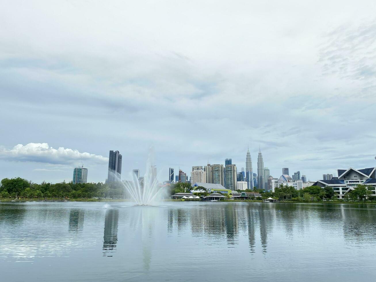 Taman tasik titiwangsa in Malaysia photo