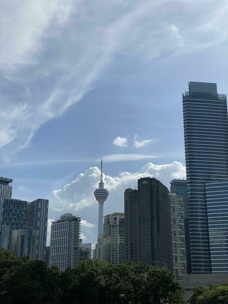 Kuala Lumpur city centre in Malaysia photo