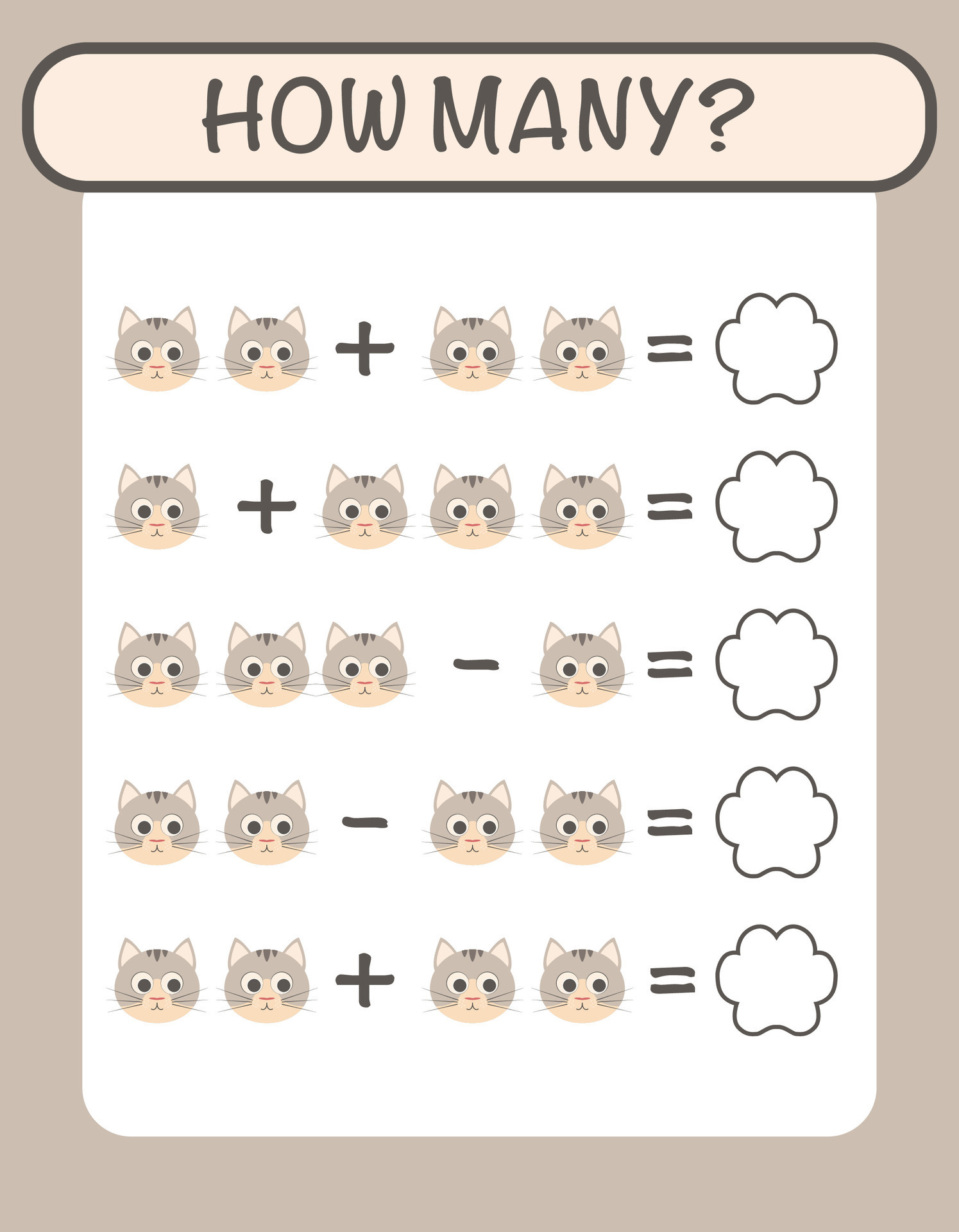 Vector Preschool Addition Math Worksheet Template 26164929 Vector Art Vector Preschool Addition Math Worksheet Template 26164929 Vector Art