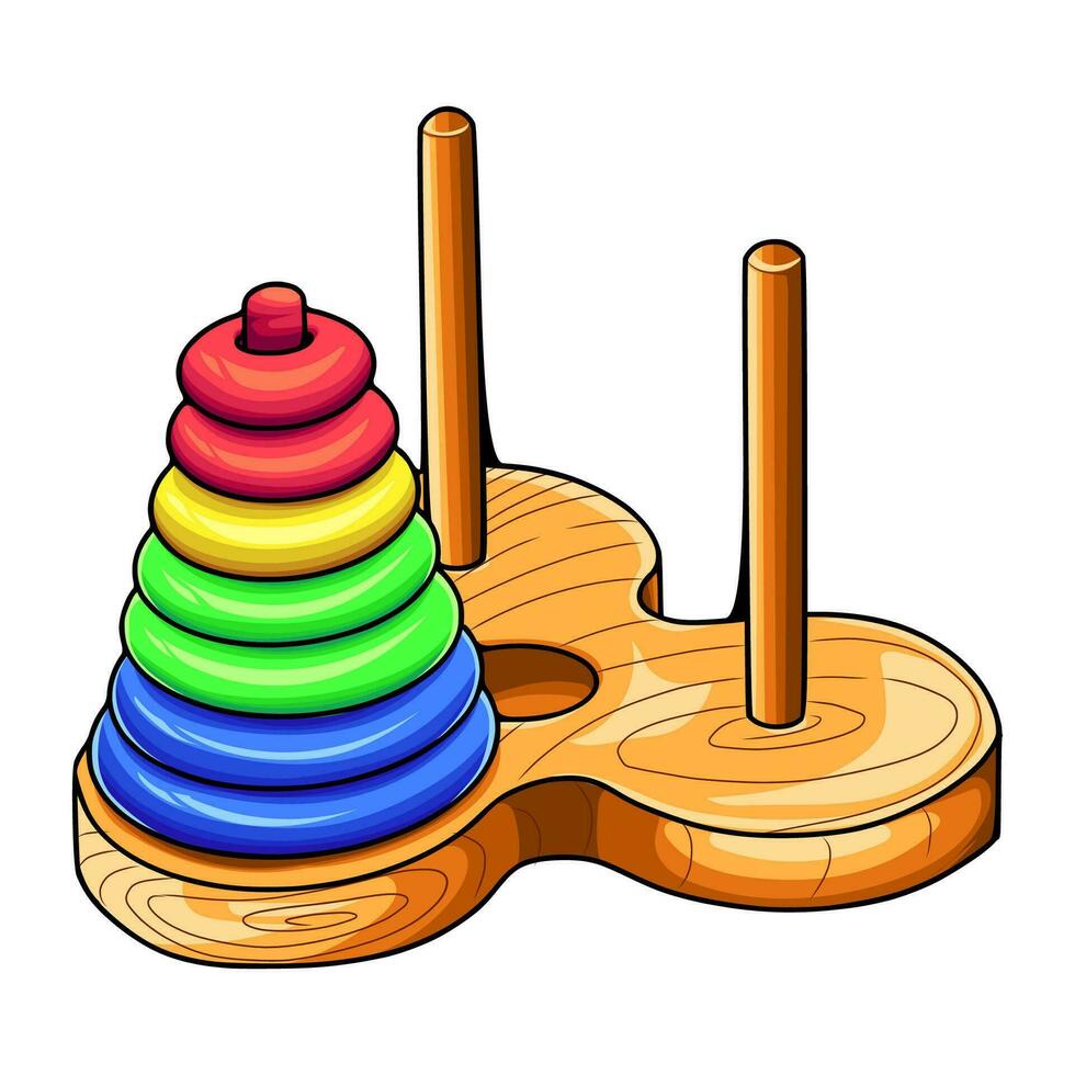Game to train baby's creativity vector