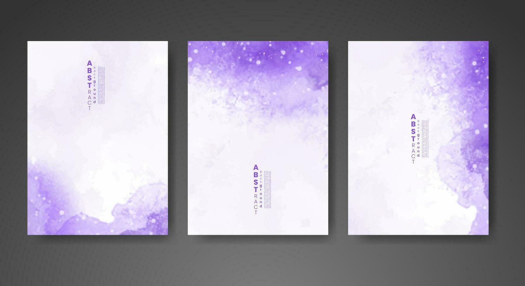 Cover template with watercolor background. Design for your cover, date, postcard, banner, logo. vector
