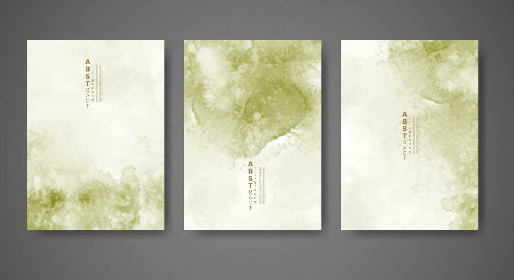 Cover template with watercolor background. Design for your cover, date, postcard, banner, logo. vector