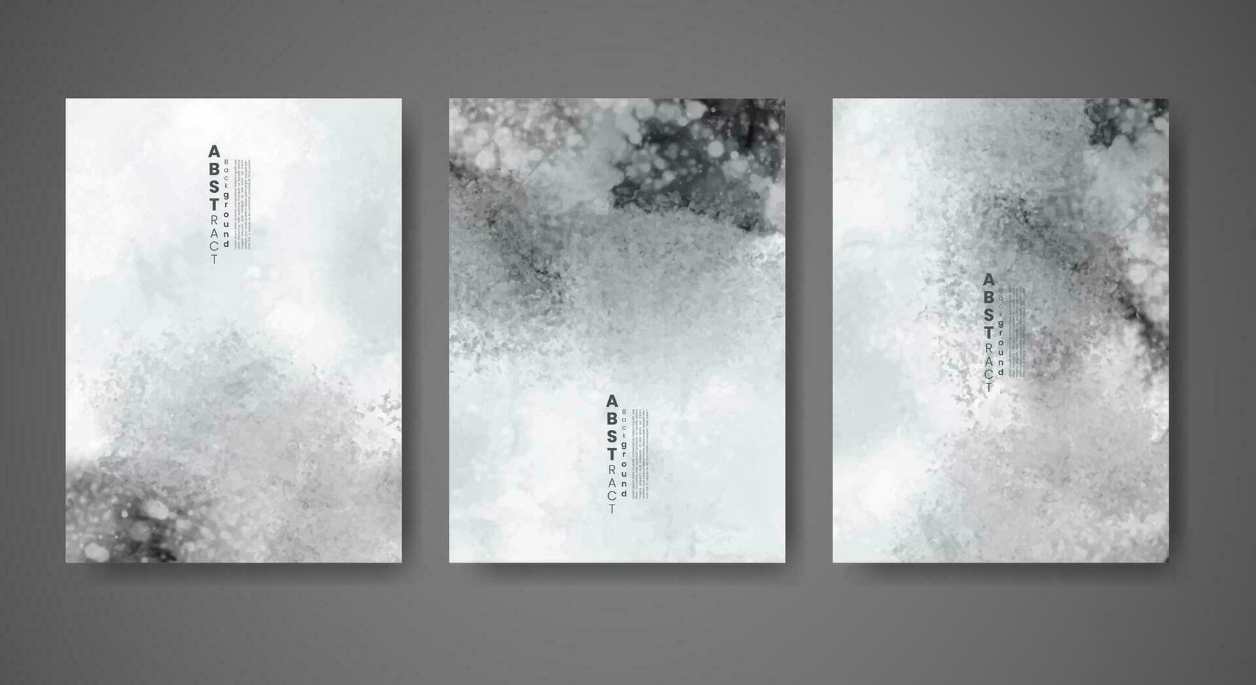 Cover template with watercolor background. Design for your cover, date, postcard, banner, logo. vector