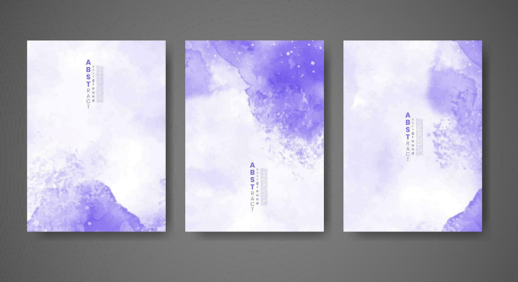 Cover template with watercolor background. Design for your cover, date, postcard, banner, logo. vector