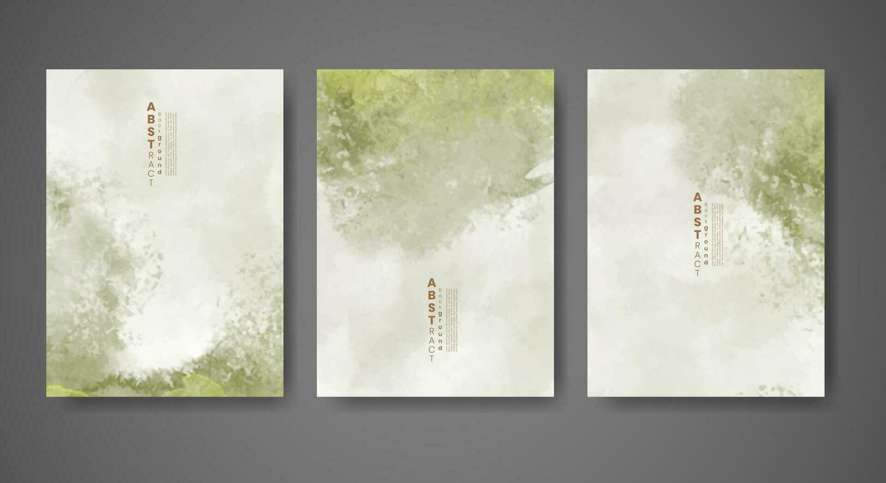 Cover template with watercolor background. Design for your cover, date, postcard, banner, logo. vector