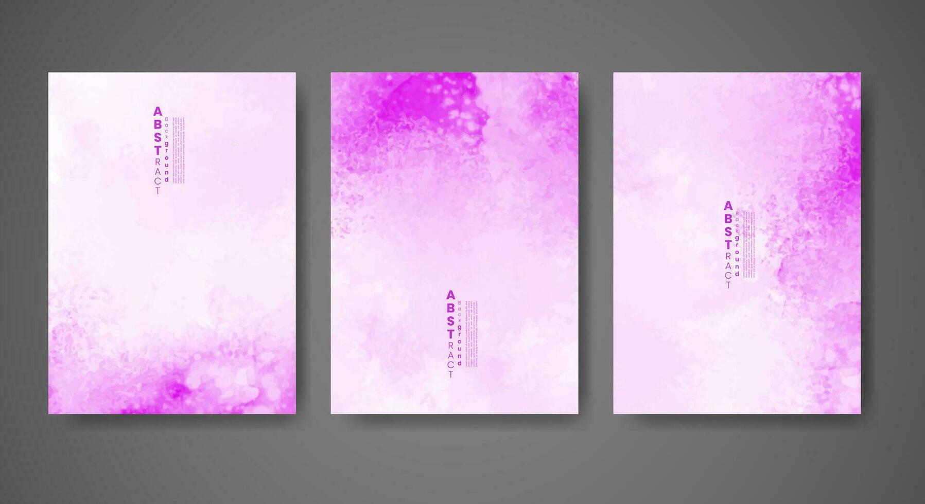 Cover template with watercolor background. Design for your cover, date, postcard, banner, logo. vector