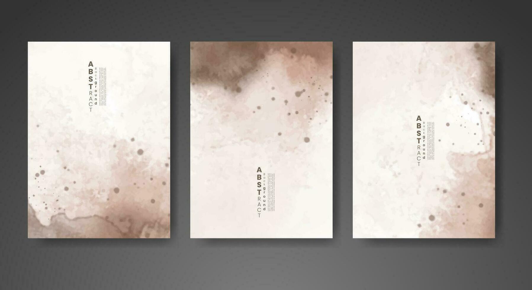 Cover template with watercolor background. Design for your cover, date, postcard, banner, logo. vector