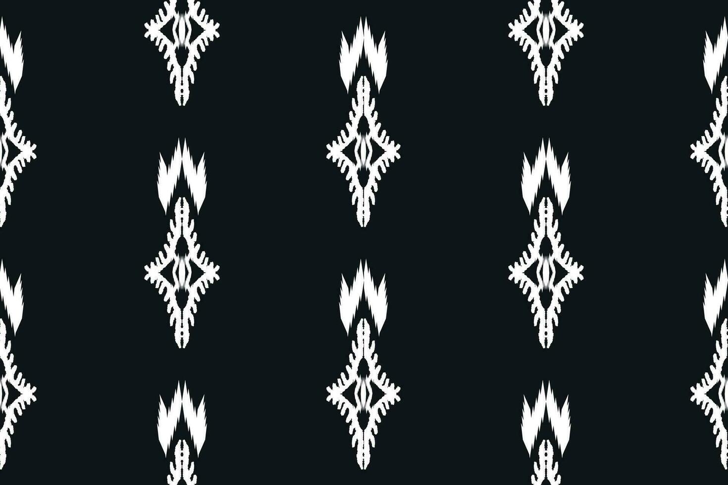 Ethnic ikat seamless pattern in tribal. Aztec geometric ethnic ornament print. Ikat pattern style. Design for background, wallpaper, illustration, fabric, clothing, carpet, textile, batik, embroidery. vector