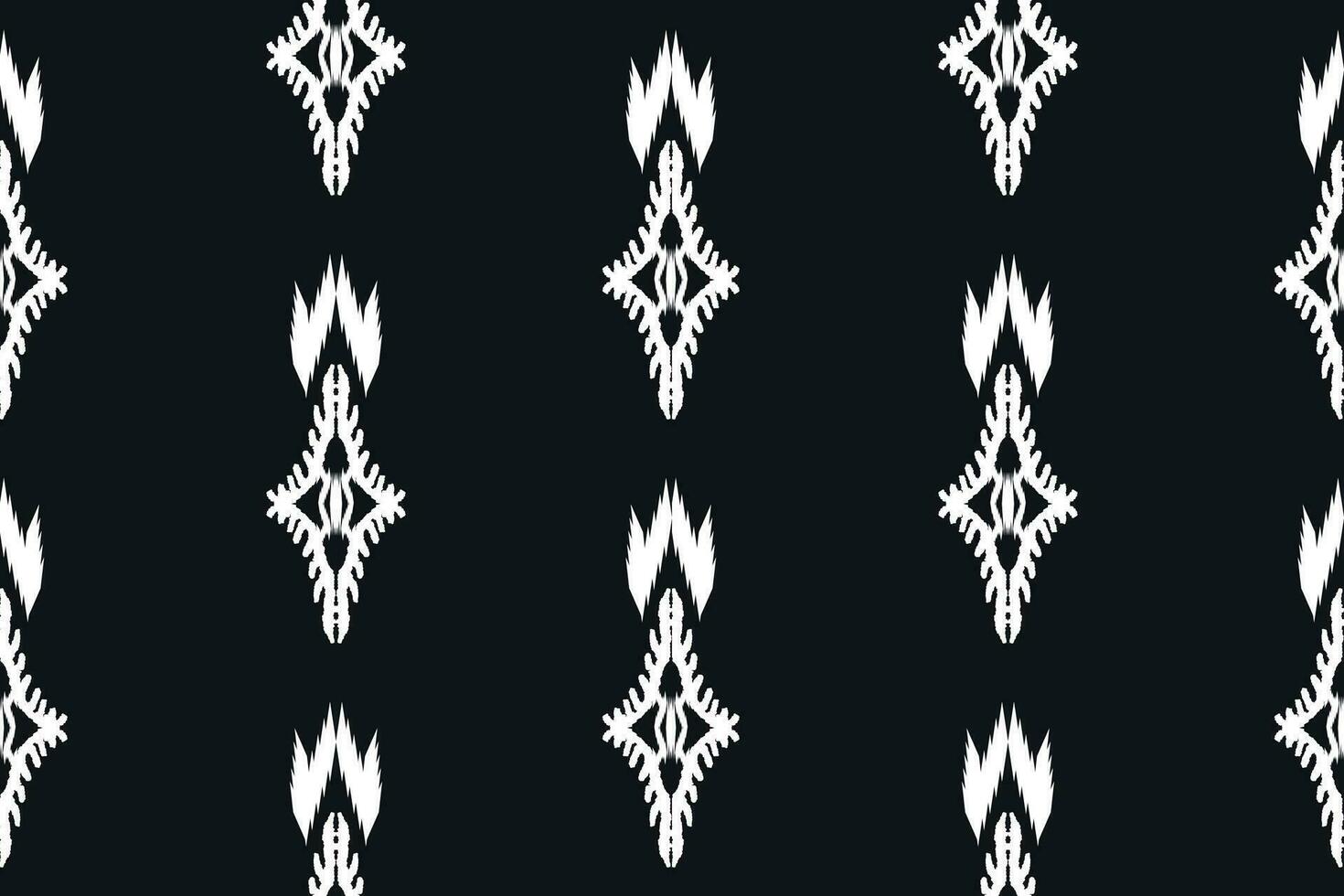 Ethnic ikat seamless pattern in tribal. Aztec geometric ethnic ornament print. Ikat pattern style. Design for background, wallpaper, illustration, fabric, clothing, carpet, textile, batik, embroidery. vector