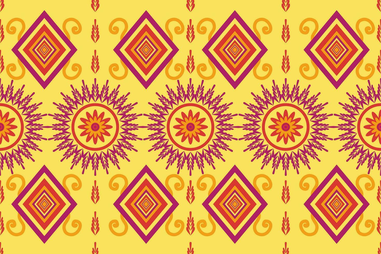 sin costura tela modelo adornado con tradicional .diseño para fondo, alfombra, fondo de pantalla, ropa, envase, batik, tela, vector. vector