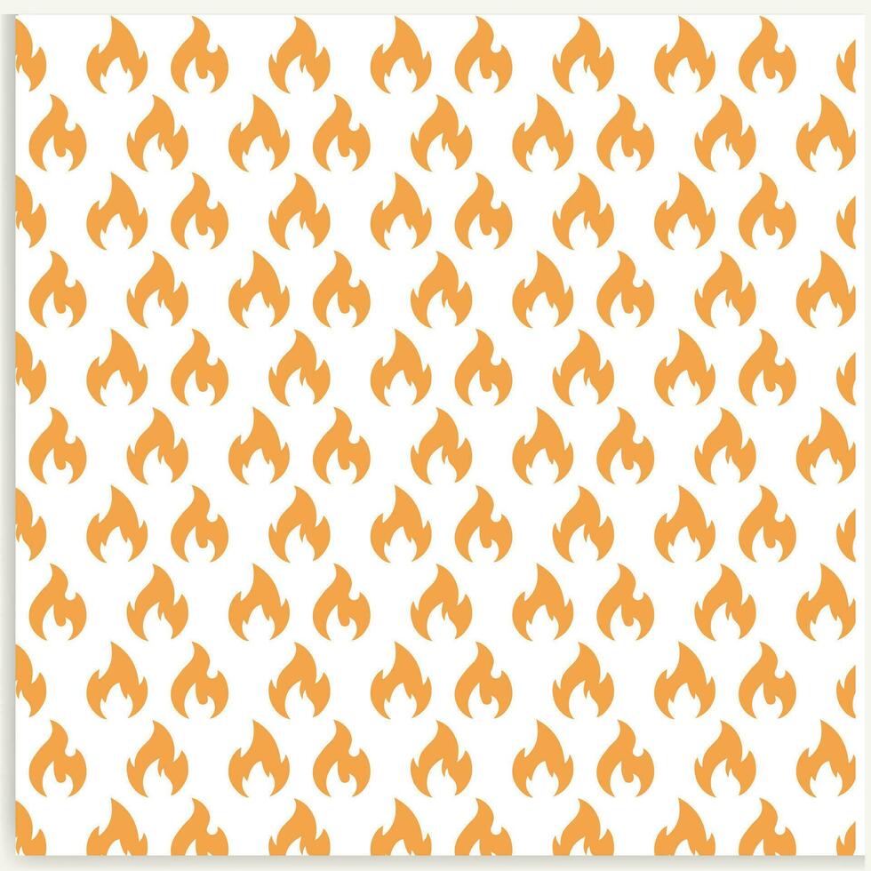 naranja fuego modelo terminado blanco antecedentes vector