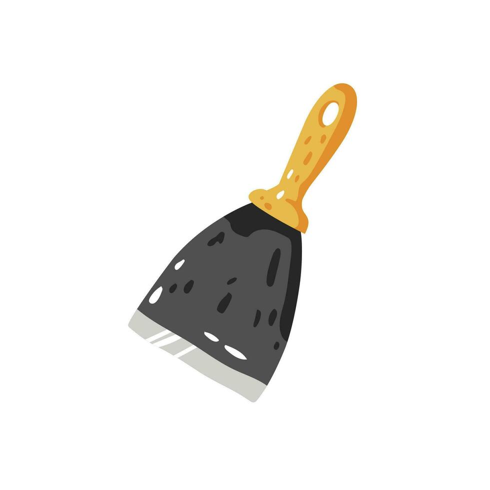 Chisel cartoon vector illustration