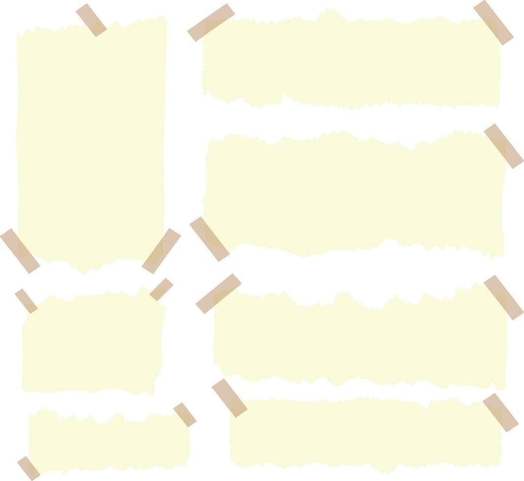 paper tape vector illustration,