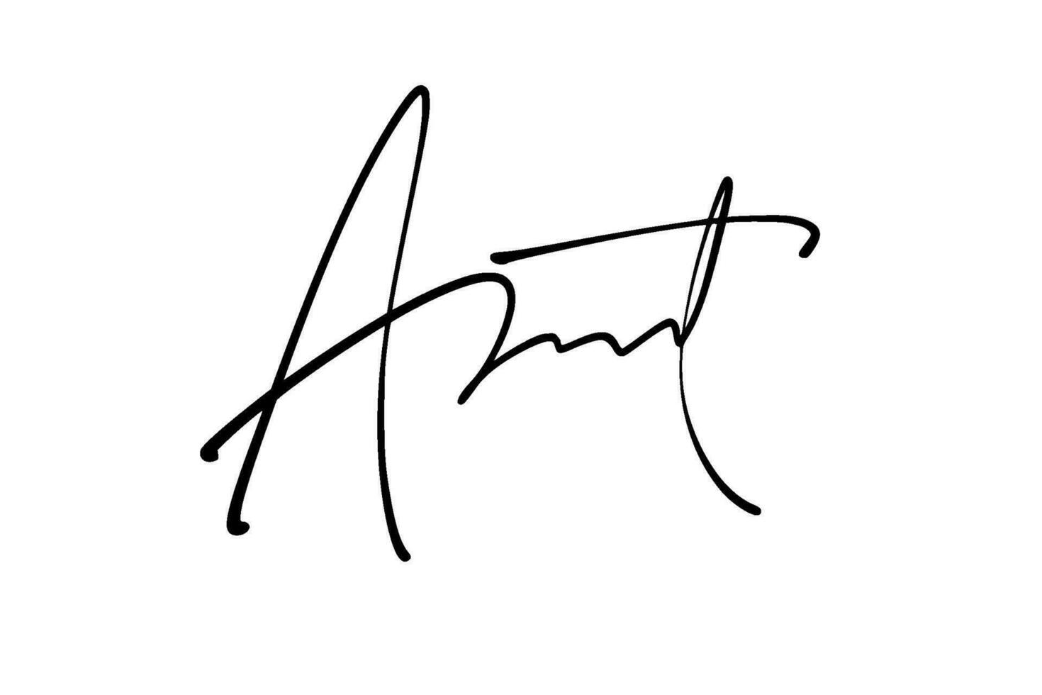 firma serie un diseño ilustración vector