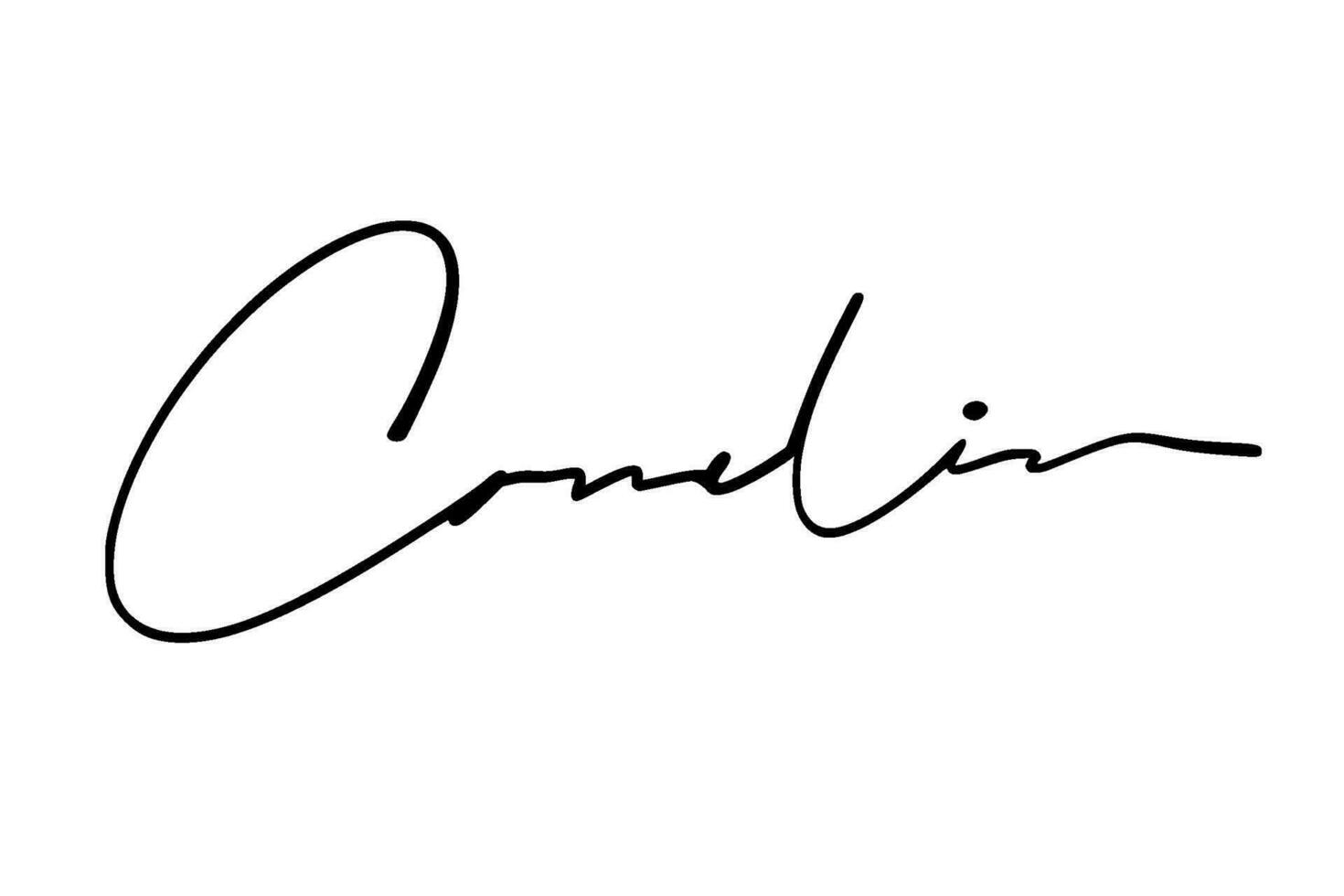signature series C design illustration vector