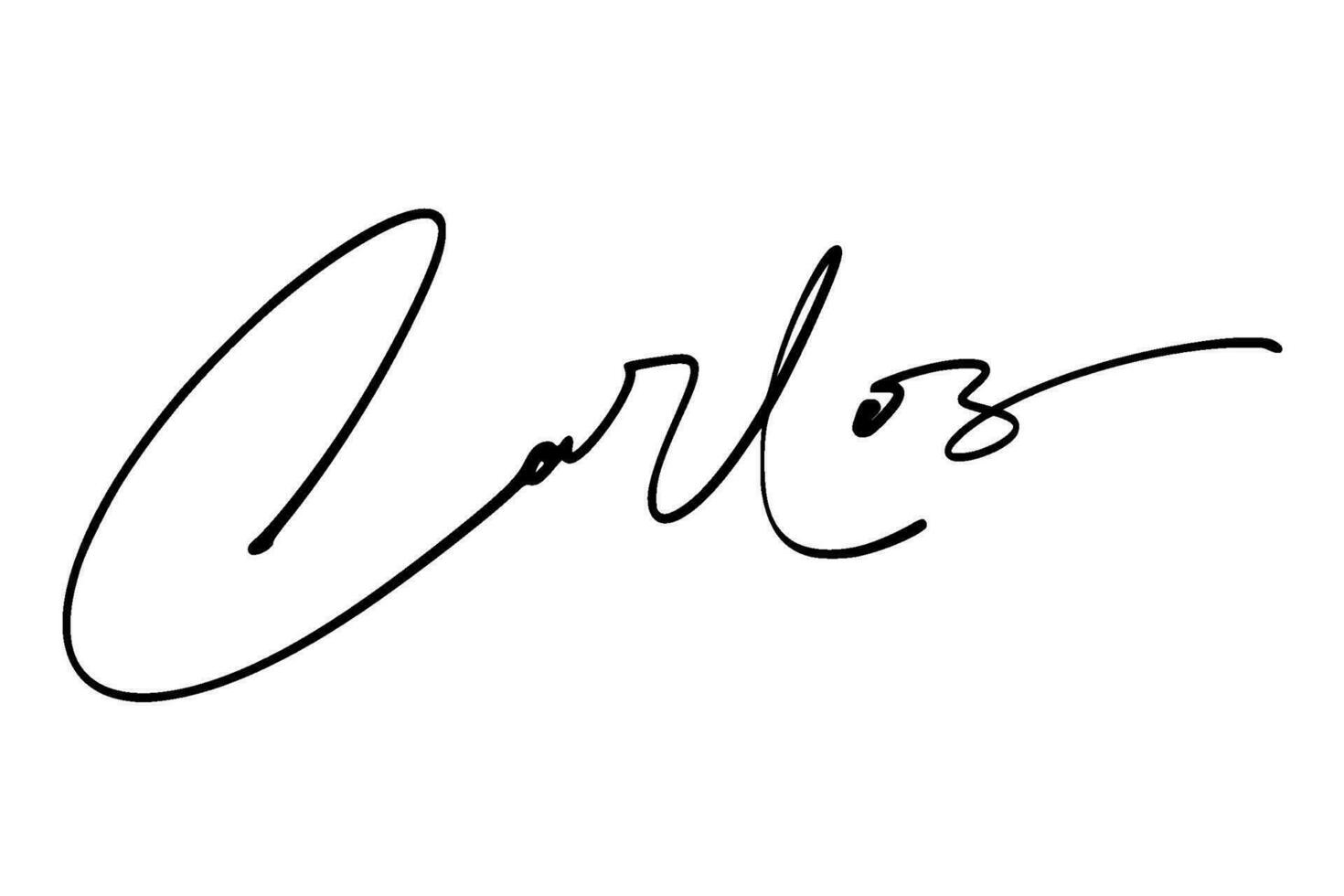 firma serie C diseño ilustración vector