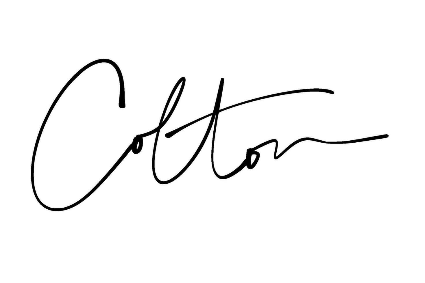 firma serie C diseño ilustración vector