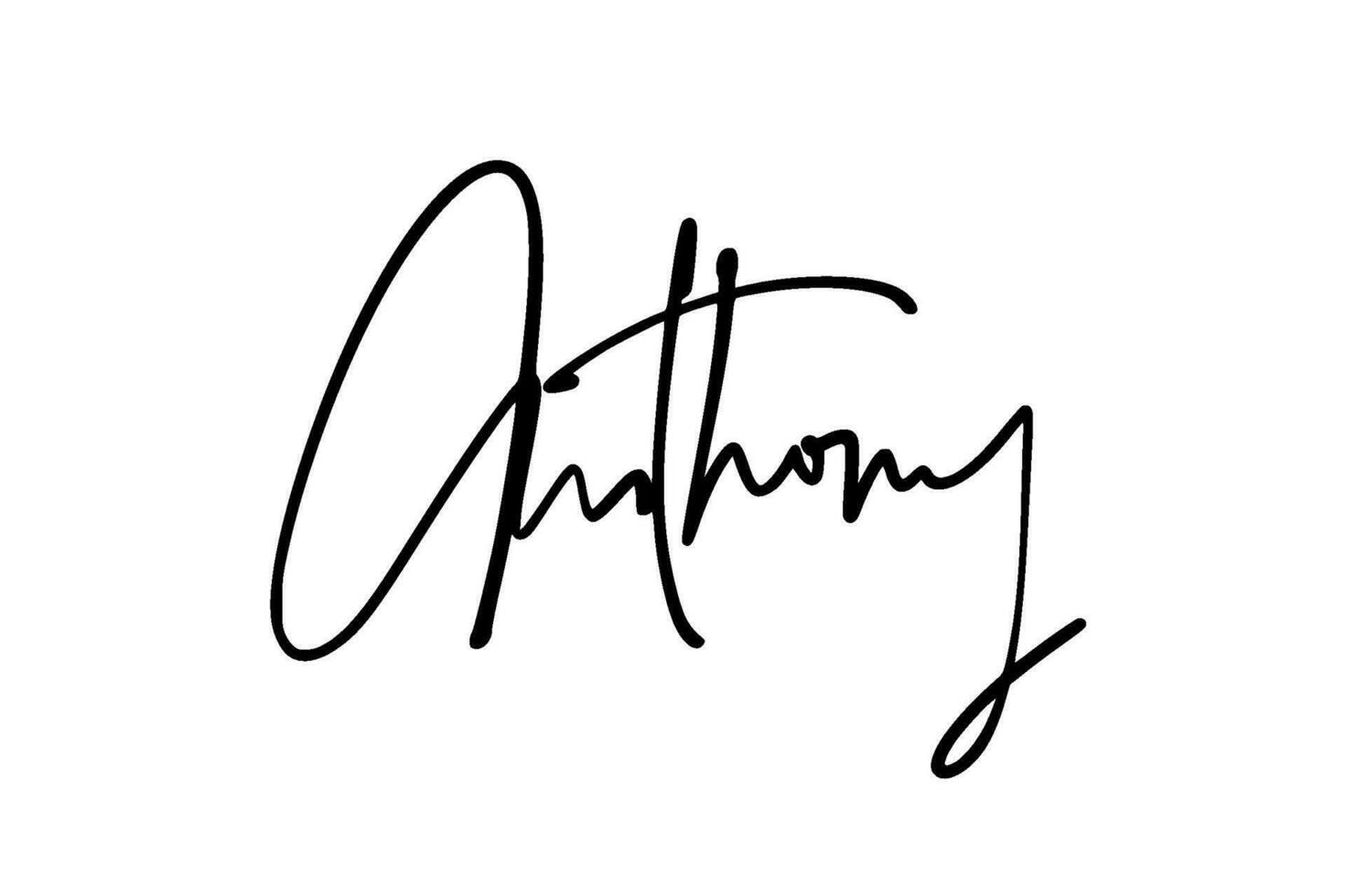 signature series A design illustration vector