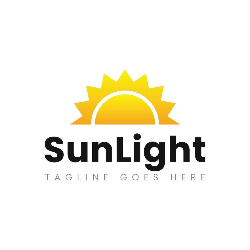Sun logo and sun icon vector design template