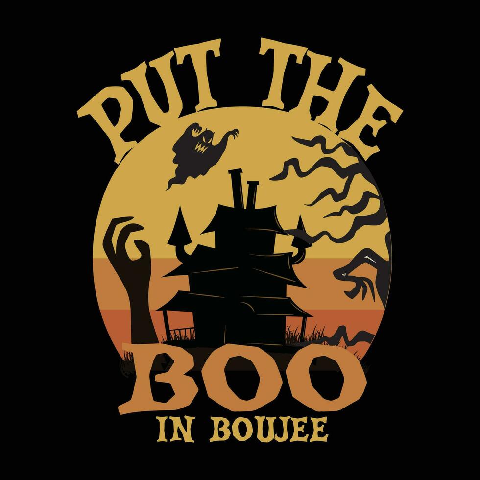 Halloween t shirt design vector